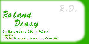 roland diosy business card